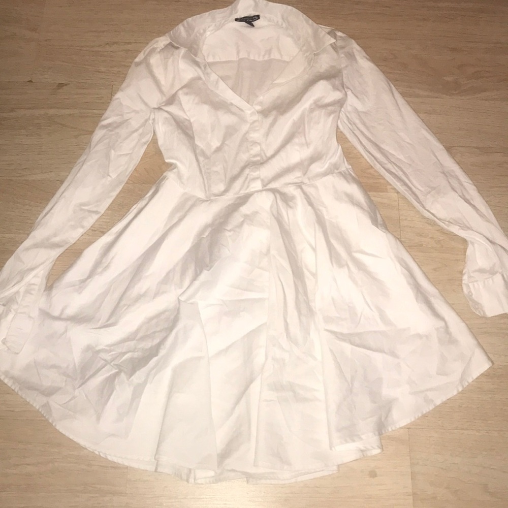 Express white shirt dress